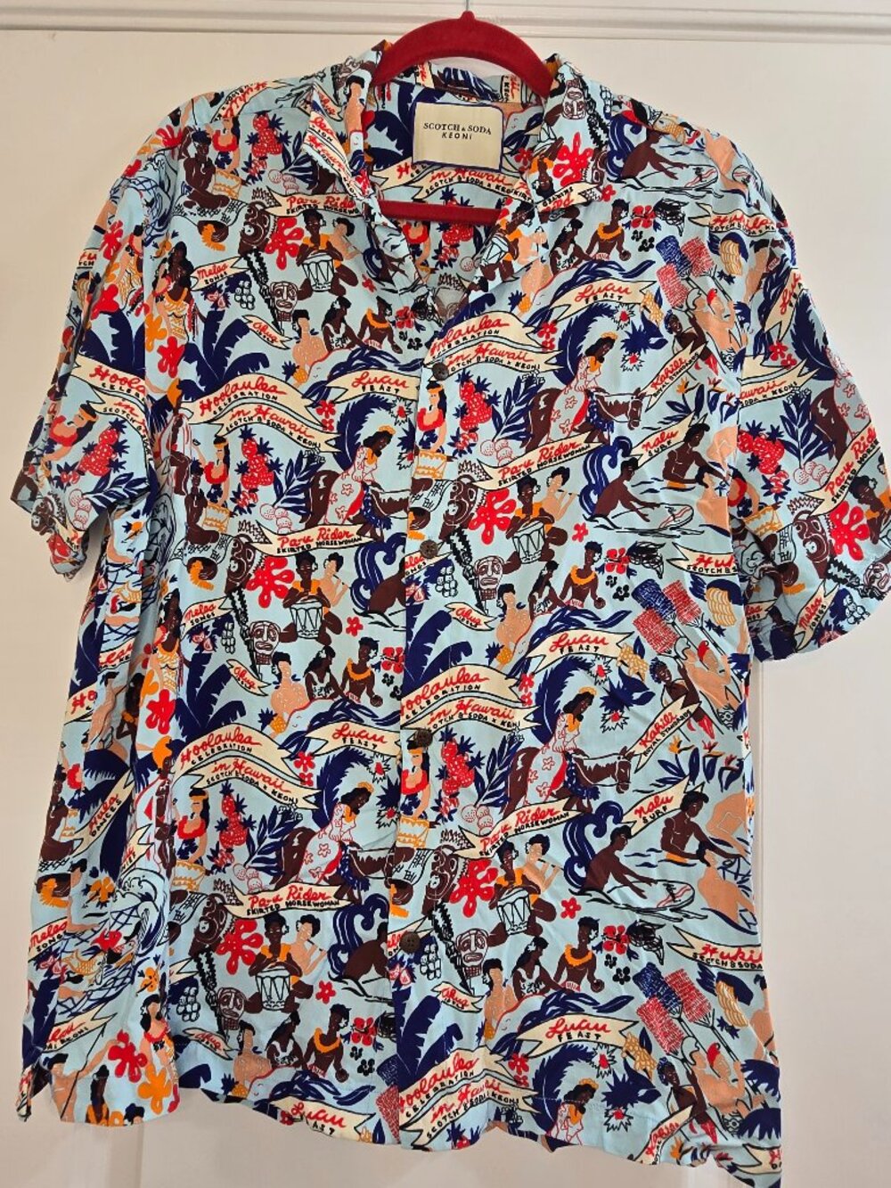 Scotch & Soda x Keoni Hawaiian Tiki Luau Shirt